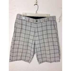 Volcom Frickin Painted Plaid Chino Shorts Mens Size‎ 34 10" Inseam Skater Preppy